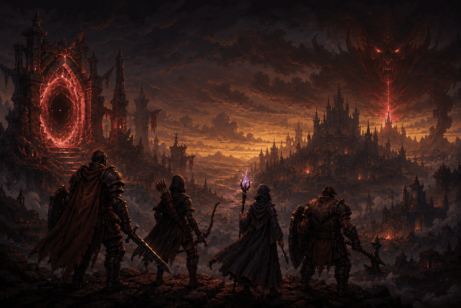 Aventureiros de Teletofus diante de um mundo dark fantasy cheio de desafios